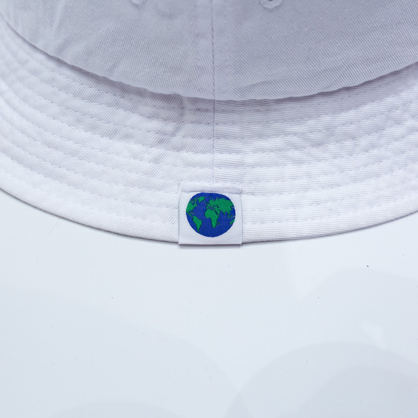 "LOCALS" Bucket Hat (White/Black)