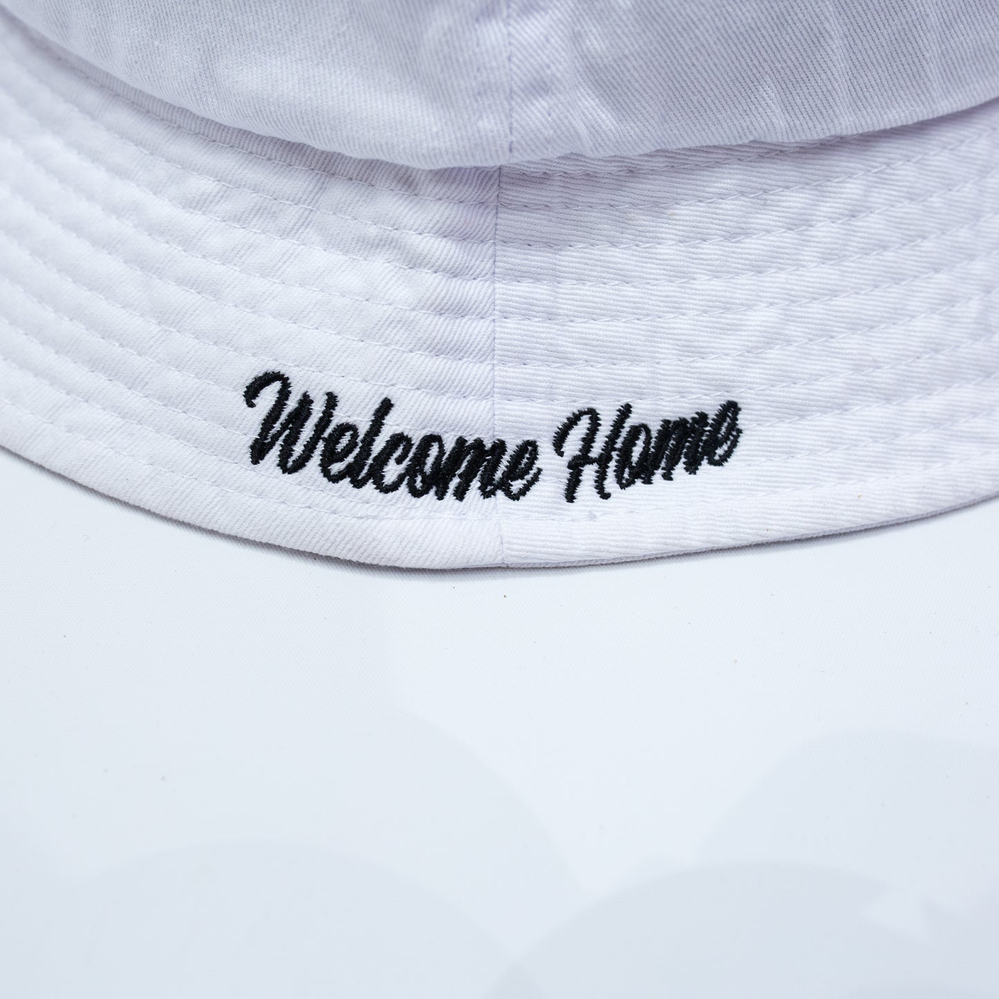 "LOCALS" Bucket Hat (White/Black)